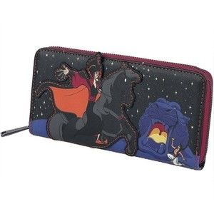 Loungefly Disney Aladdin Jafar Villains Scene Zip Around Wallet